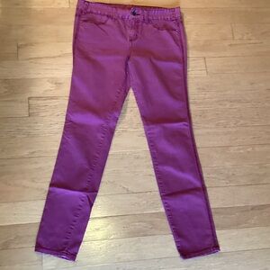 Free People Vibrant Purple Skinny Jeans